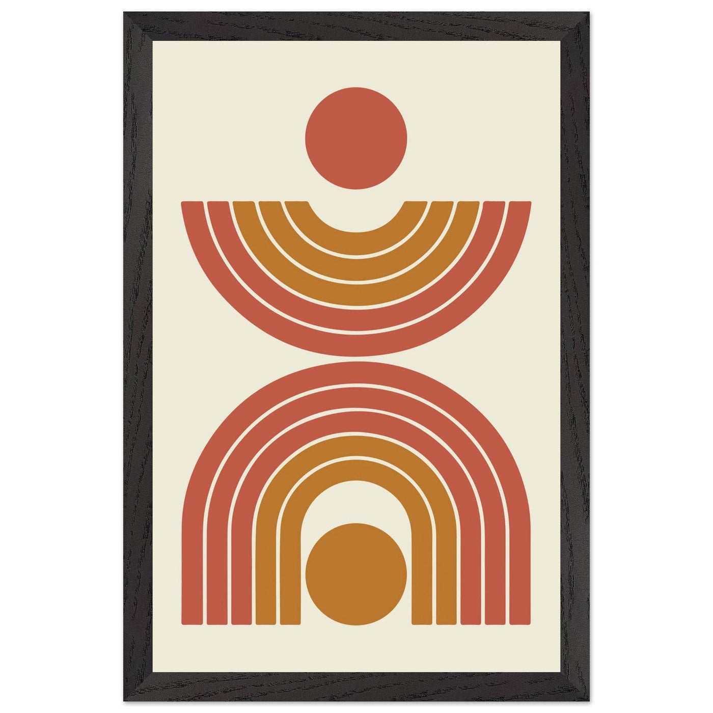 Abstract Desert Landscape Textured - Vibrantwalls