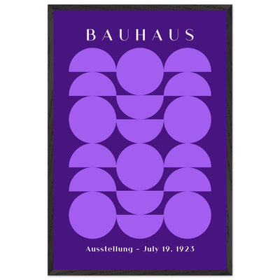 Bauhau 1923 Purple Geometric - Vibrantwalls