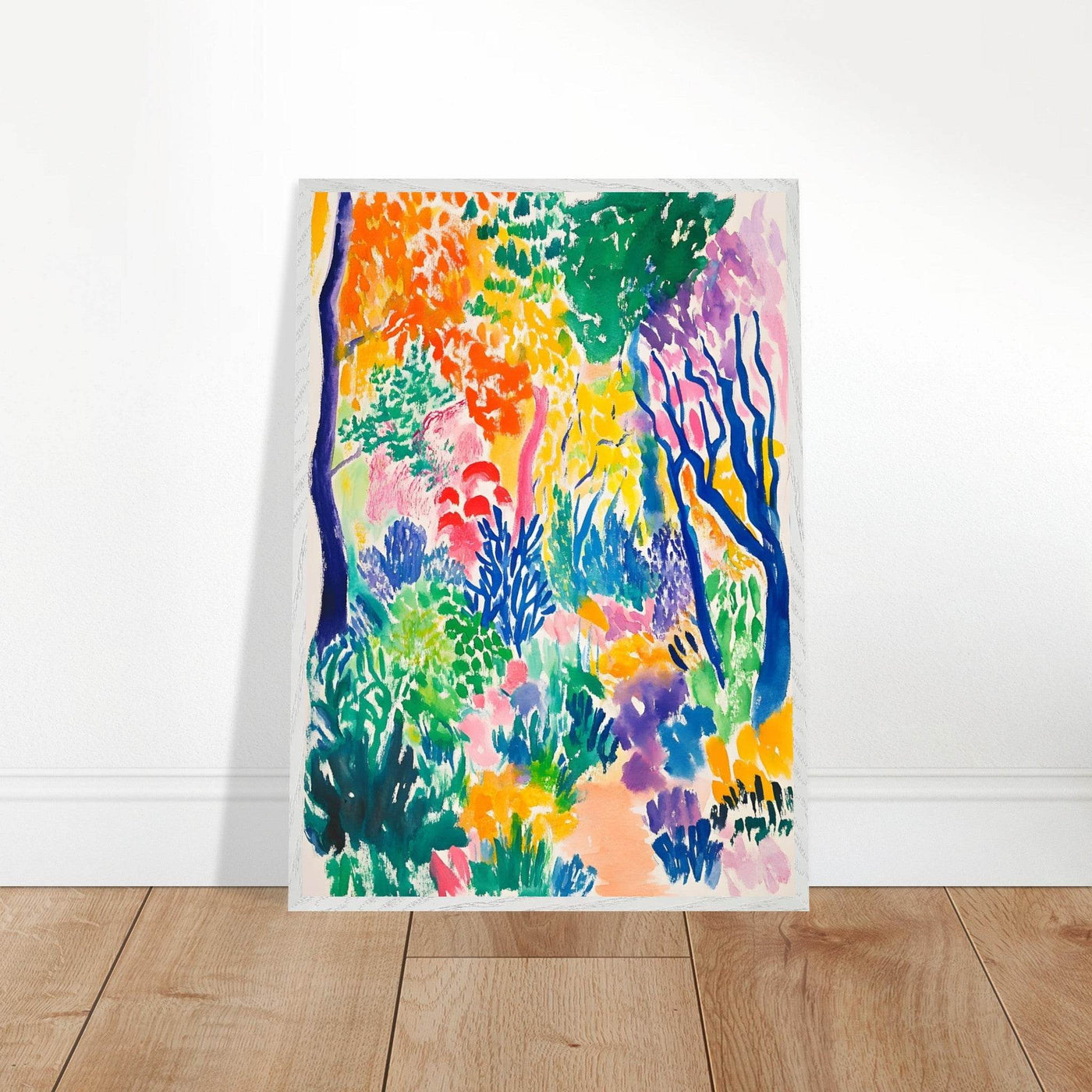 Vibrant Matisse Abstract Garden Joy - Vibrantwalls