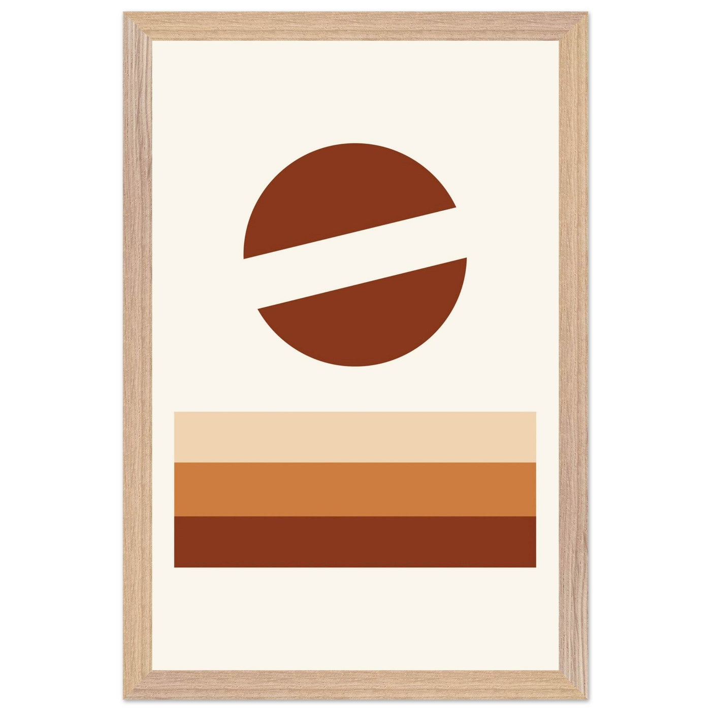 Abstract Desert Landscape Earthy Tones - Vibrantwalls