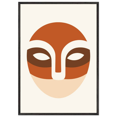 Abstract Desert Landscape Face - Vibrantwalls