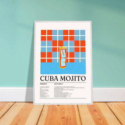 Cuba Mojito Cocktail Recipe - Vibrantwalls