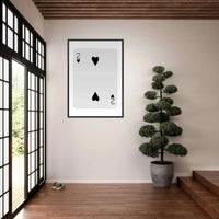 Two of Hearts Custom Playing Cards Framed Poster Wall Art - Vibrantwalls