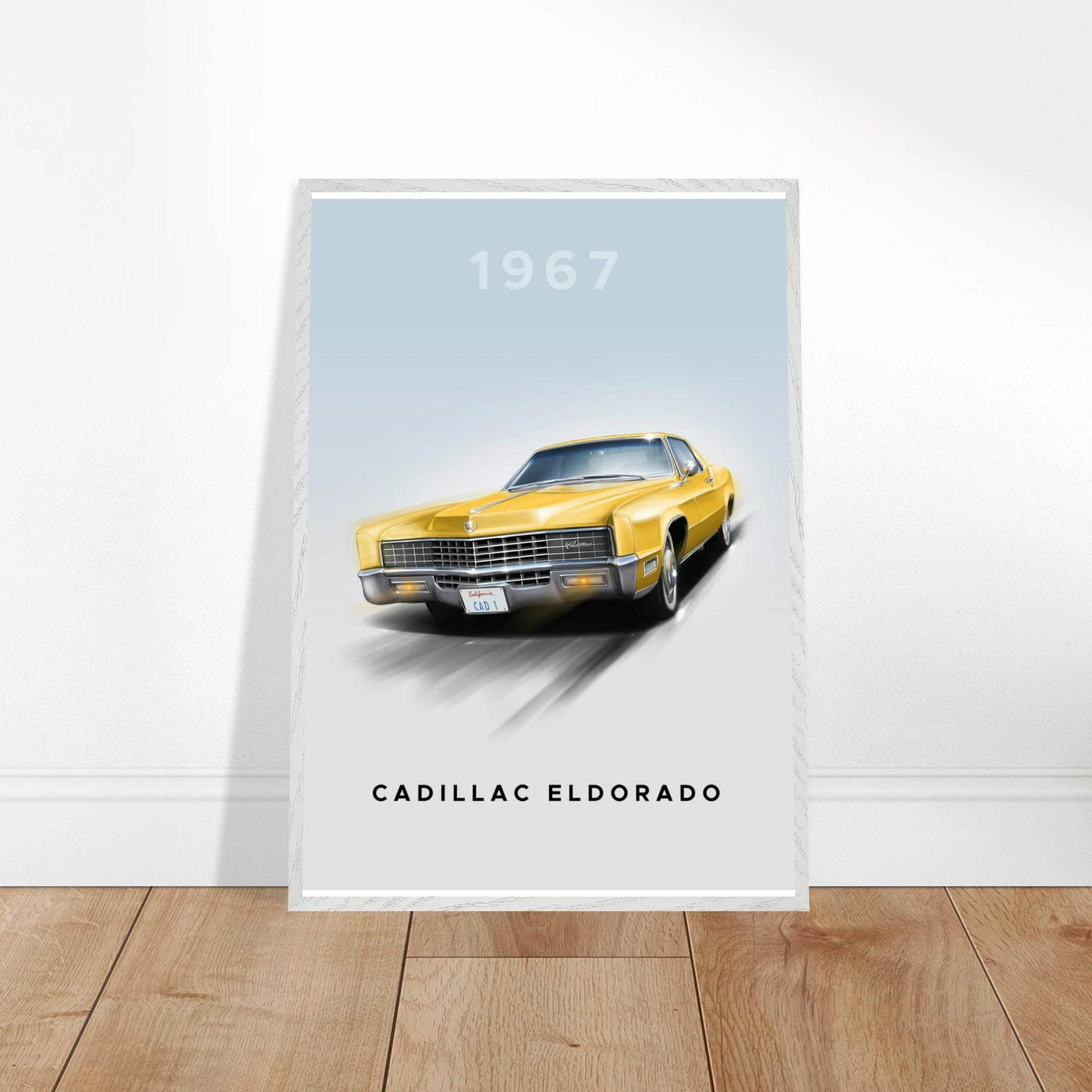 1967 Cadillac Eldorado - Iconic American Luxury Framed Poster | Premium Wall Art, Ready-to-Hang in Your Style - Vibrantwalls