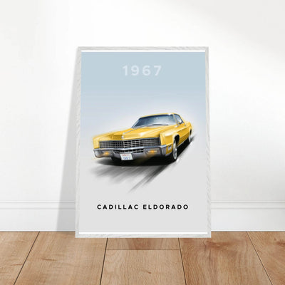 1967 Cadillac Eldorado - Iconic American Luxury Framed Poster | Premium Wall Art, Ready-to-Hang in Your Style - Vibrantwalls