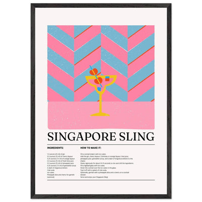 Singapore Sling Cocktail Recipe - Vibrantwalls