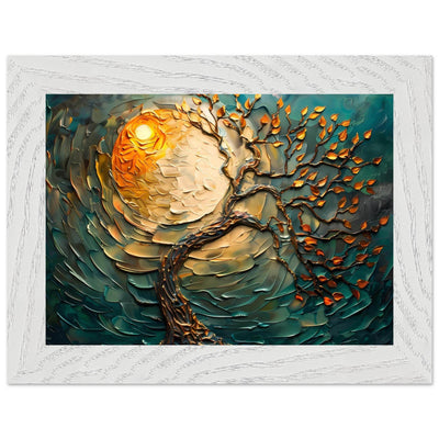 Golden Sunset Emerald Tree of Life Jewelry - Vibrantwalls