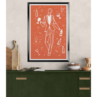 Gin Tonic Elegant Typography Wall Art - Vibrantwalls