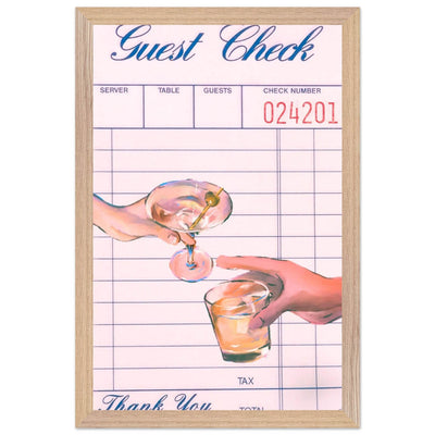 Guest Check Cheers - Vibrantwalls