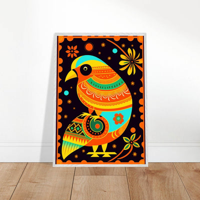 Vibrant Tribal Bird Art - Vibrantwalls