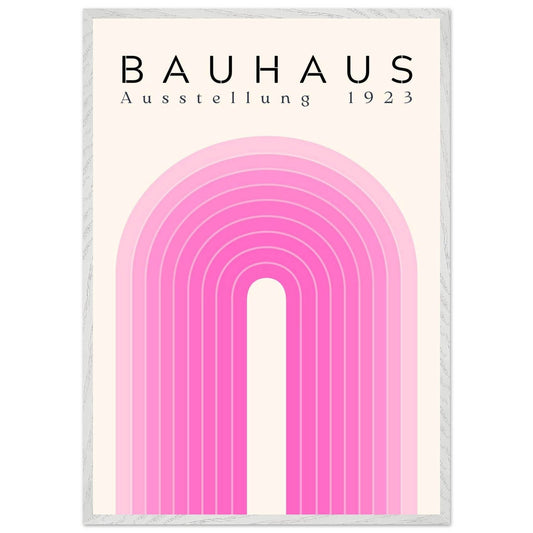 Bauhaus Pink Gradient Arch - Vibrantwalls