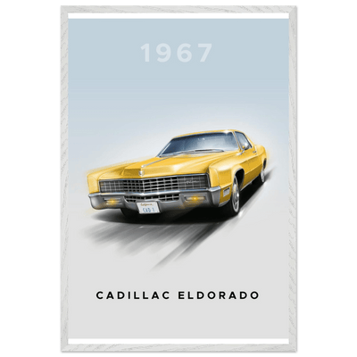 1967 Cadillac Eldorado - Iconic American Luxury Framed Poster | Premium Wall Art, Ready-to-Hang in Your Style - Vibrantwalls