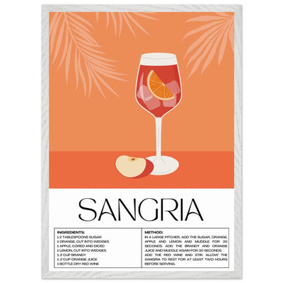 Sangria Cocktail Recipe - Vibrantwalls