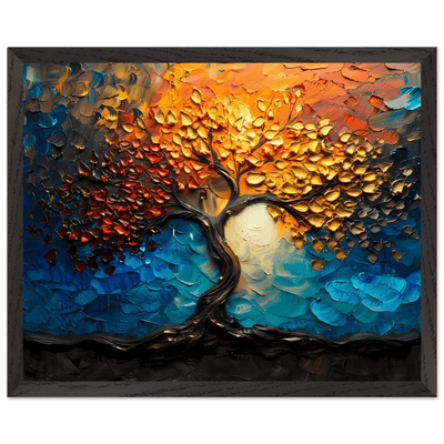 The Tree of Life Premium Wooden - Vibrantwalls