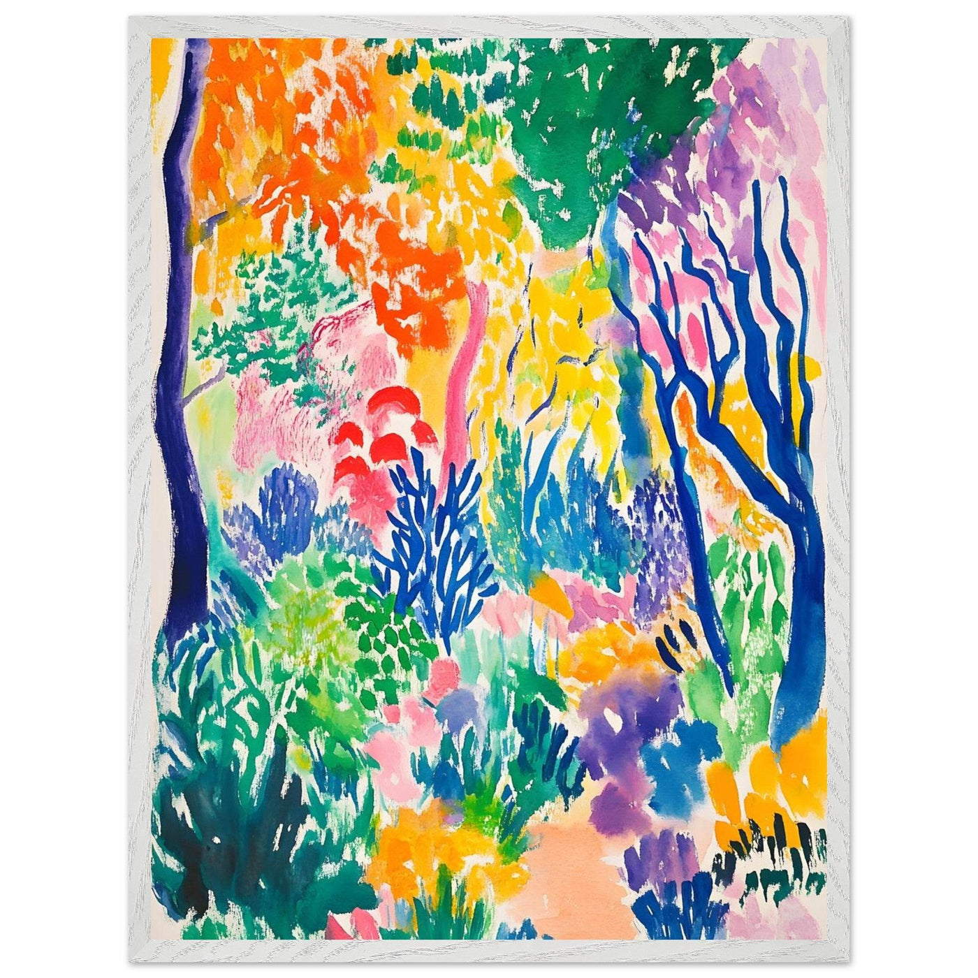 Vibrant Matisse Abstract Garden Joy - Vibrantwalls