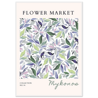 Mykonos Flower Market Wall Art - Vibrantwalls