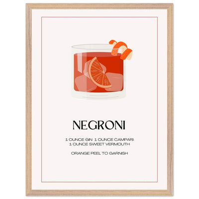 Negroni Cocktail Recipe - Vibrantwalls