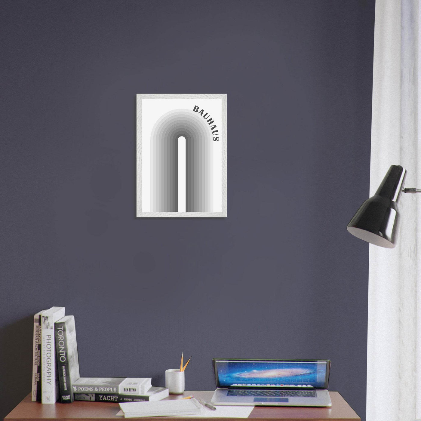 Bauhaus-Style Gradient Arch - Vibrantwalls