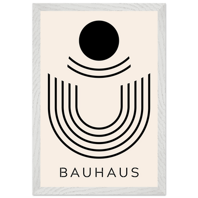 Bauhaus Black & Beige Abstract - Vibrantwalls