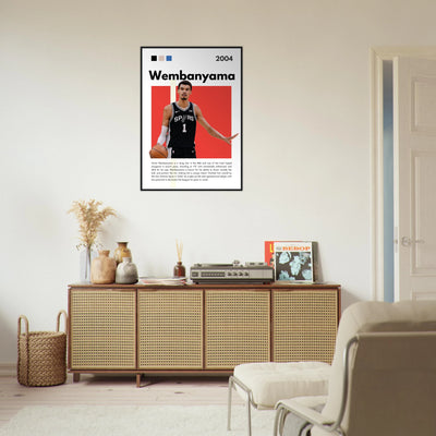 Victor Wembanyama Wemby Spurs Modern Art Print Vibrantwalls