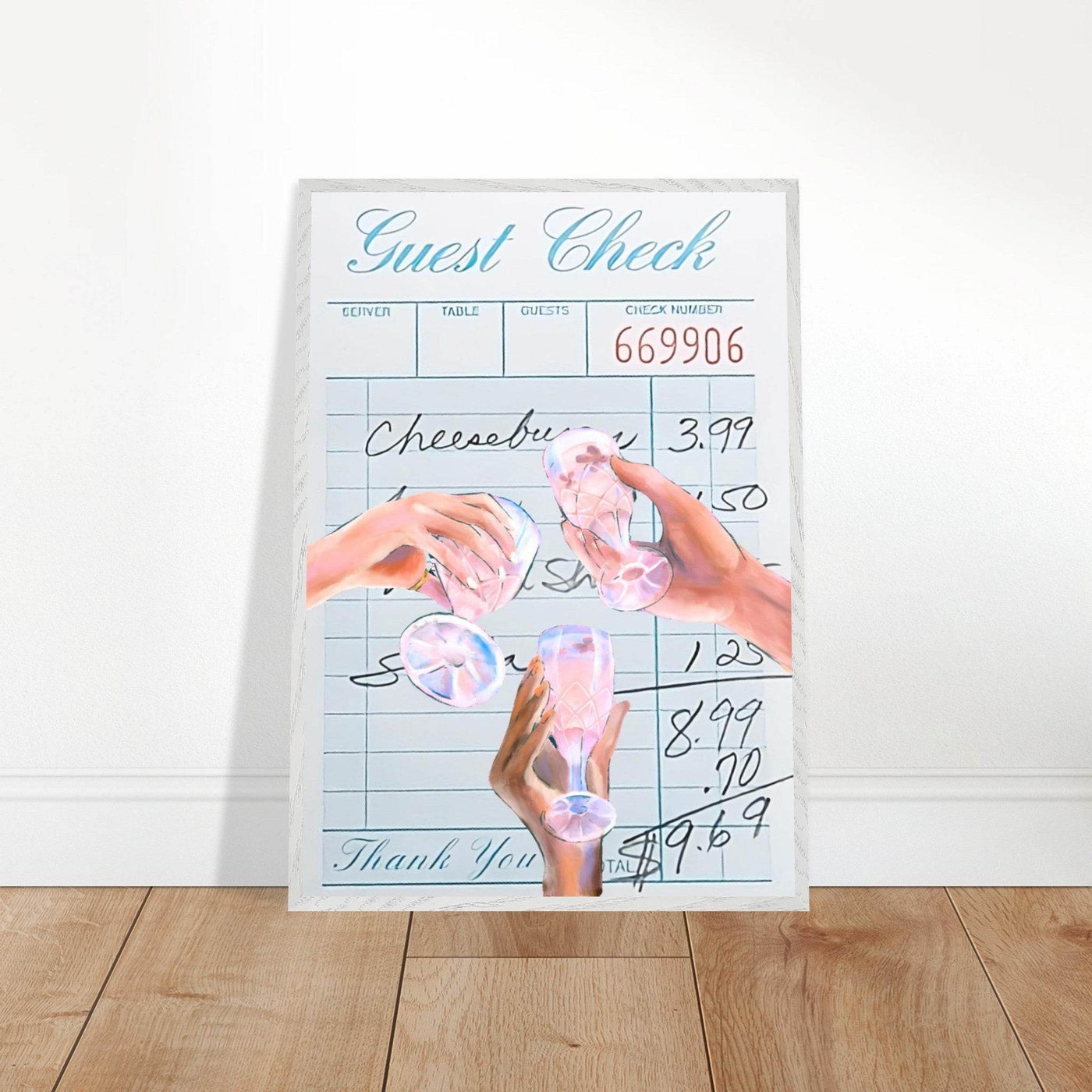 Vibrant Cocktail 'Guest Check' - Vibrantwalls