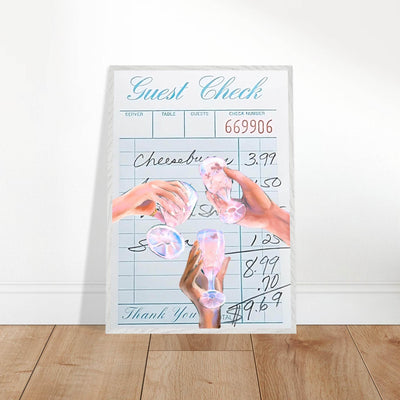 Vibrant Cocktail 'Guest Check' - Vibrantwalls