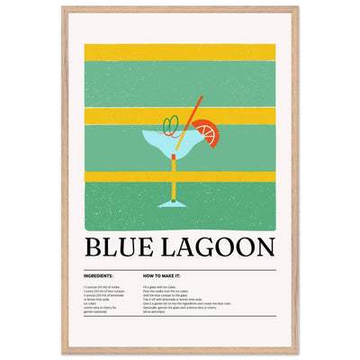Blue Lagoon Cocktail Recipe - Vibrantwalls