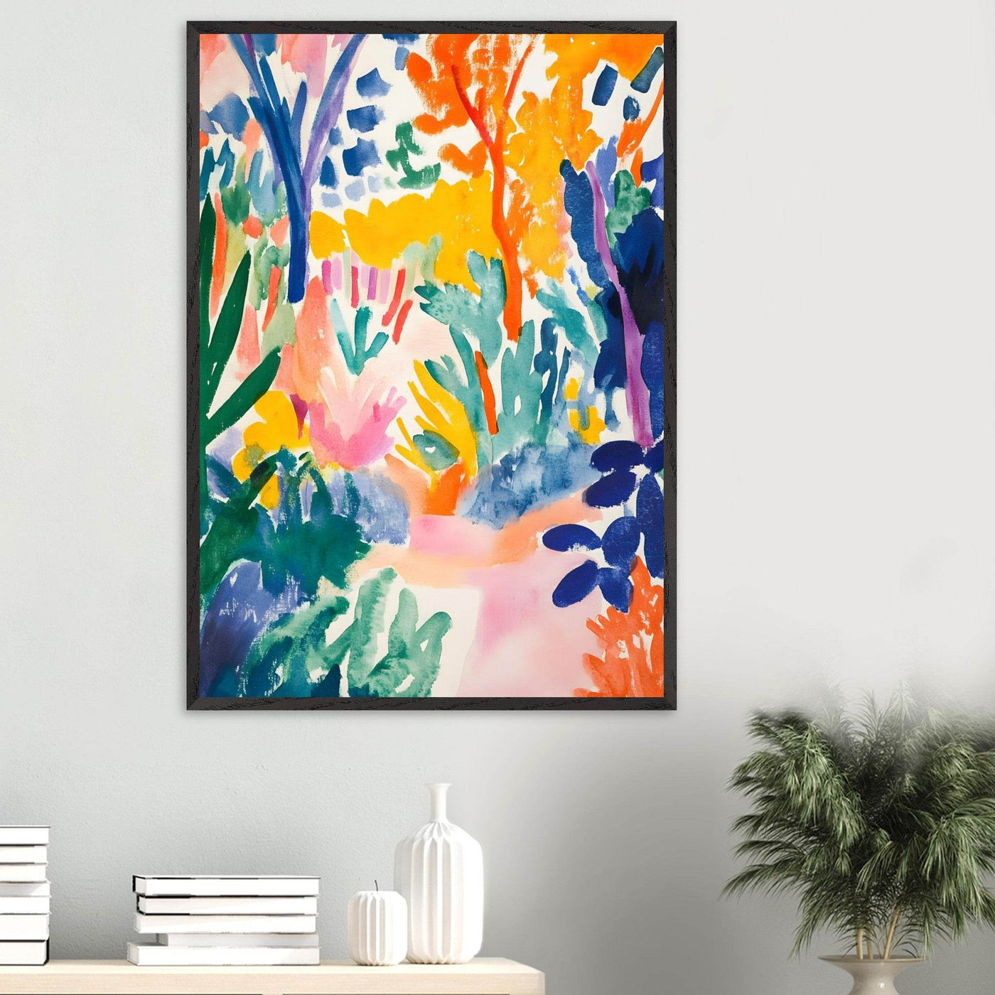 Vibrant Abstract Garden - Vibrantwalls