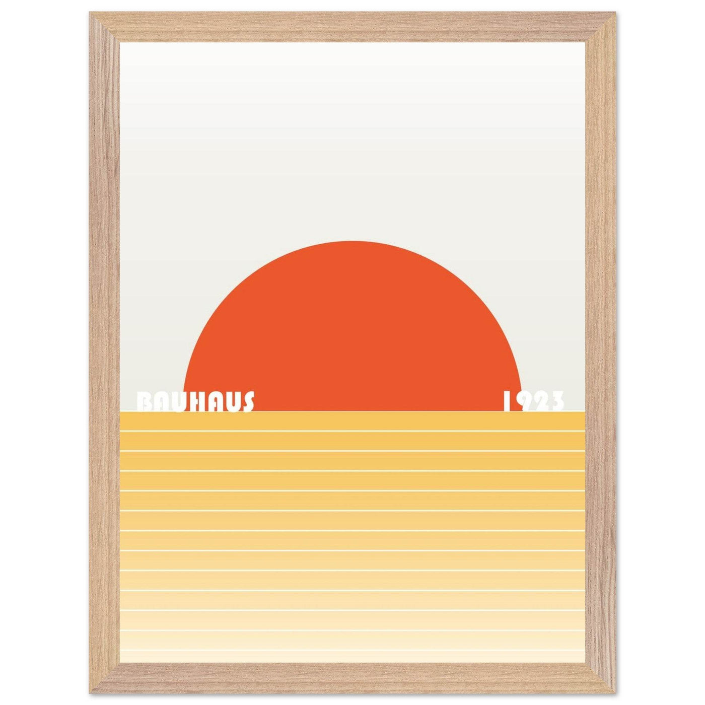 Bauhaus Sunset Abstraction - Vibrantwalls