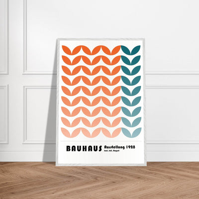 Bauhaus-Style The Blue Waves - Vibrantwalls