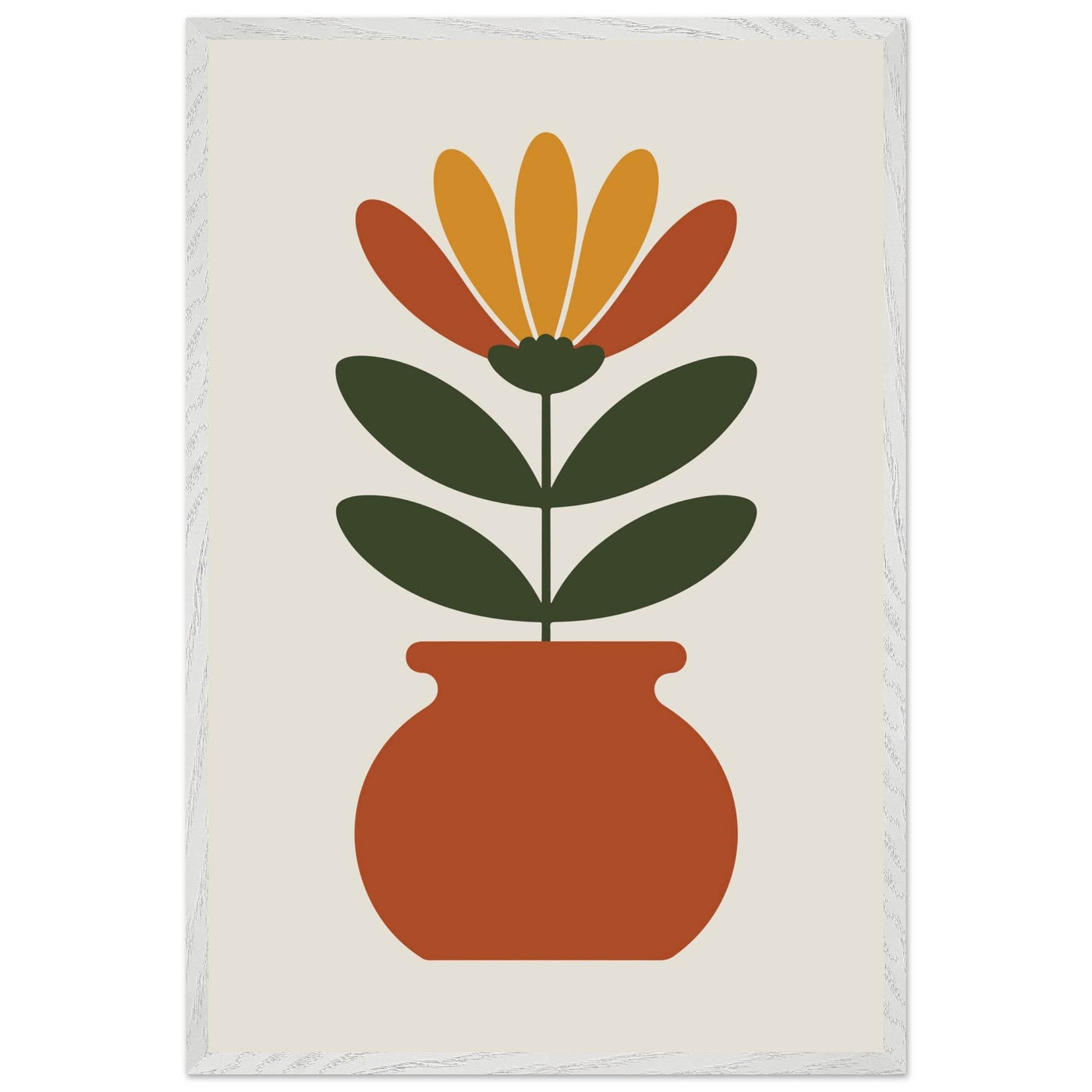 Floral Pot Art - Vibrantwalls