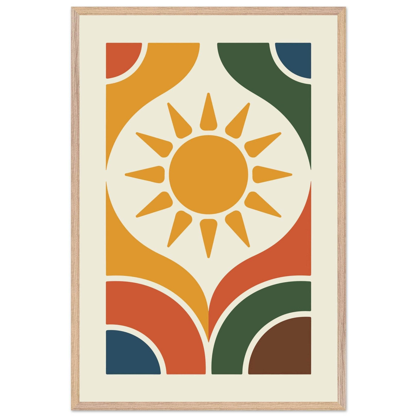 Boho Sun Desert - Vibrantwalls