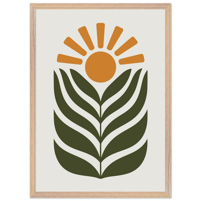 Desert Sun & Plant - Vibrantwalls