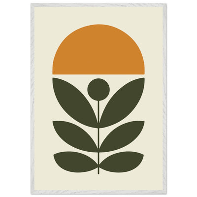 Abstract Botanical Green Plant Modern Art - Vibrantwalls
