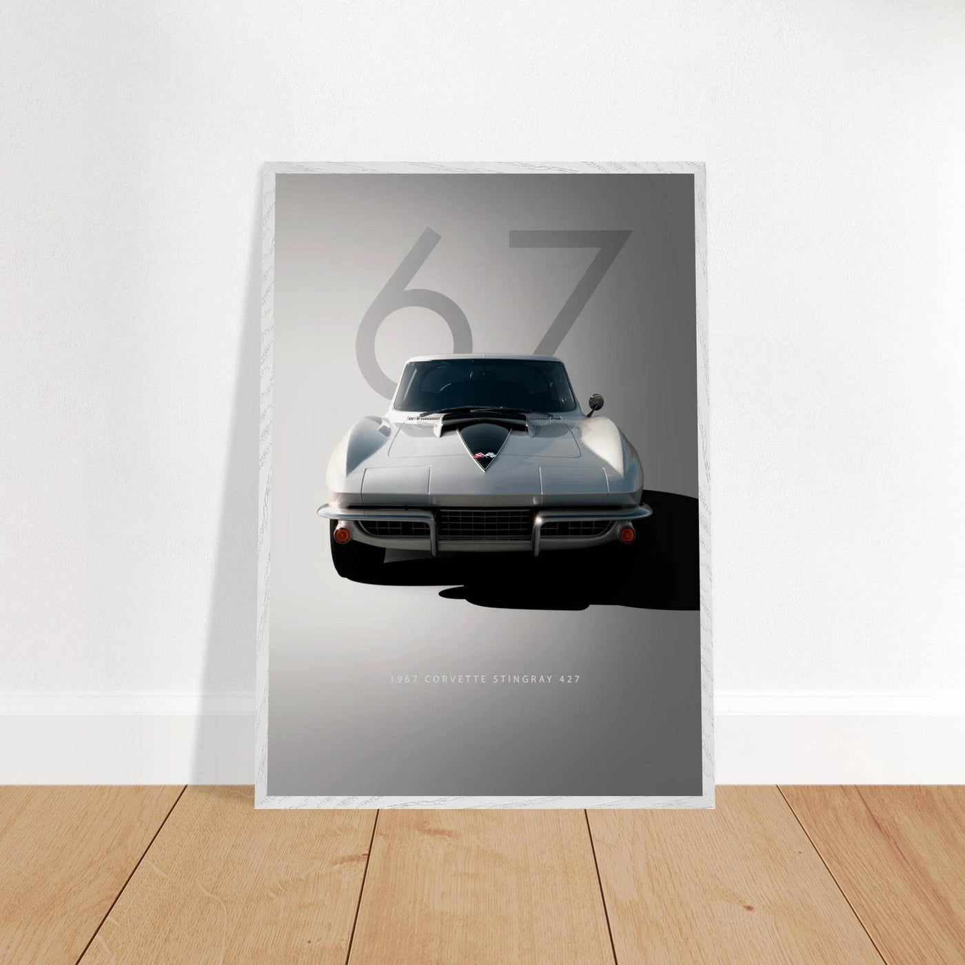 1967 Corvette Stingray 427 Framed Poster | Iconic Automotive Art, Ready-to-Hang - Vibrantwalls