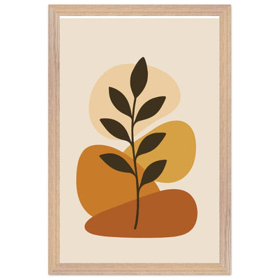 Modern Abstract Plant - Vibrantwalls