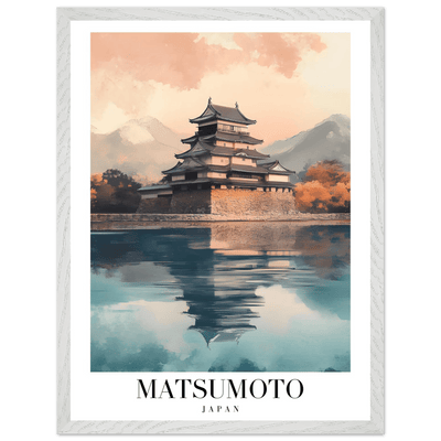 Matsumoto Japan Framed Poster – Serene Travel Wall Art with Wooden Frame - Vibrantwalls