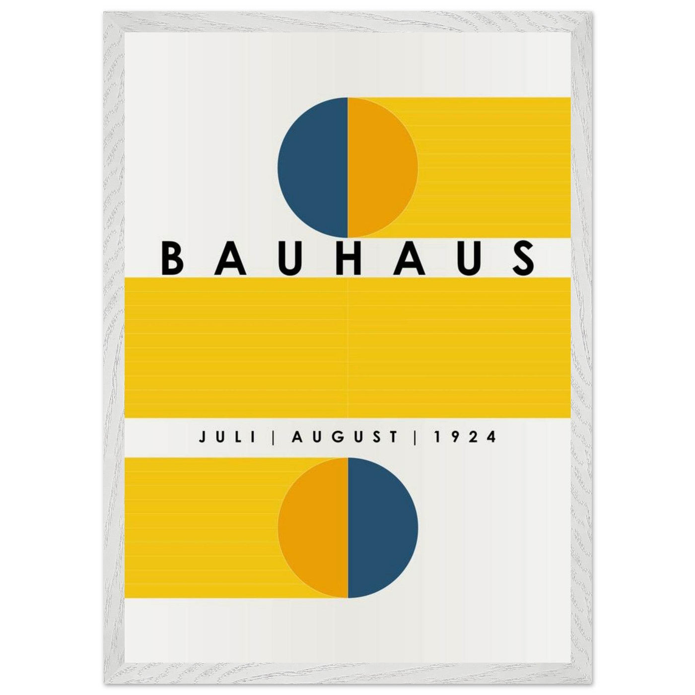 Bauhaus Blue Tunnel Geometric - Vibrantwalls