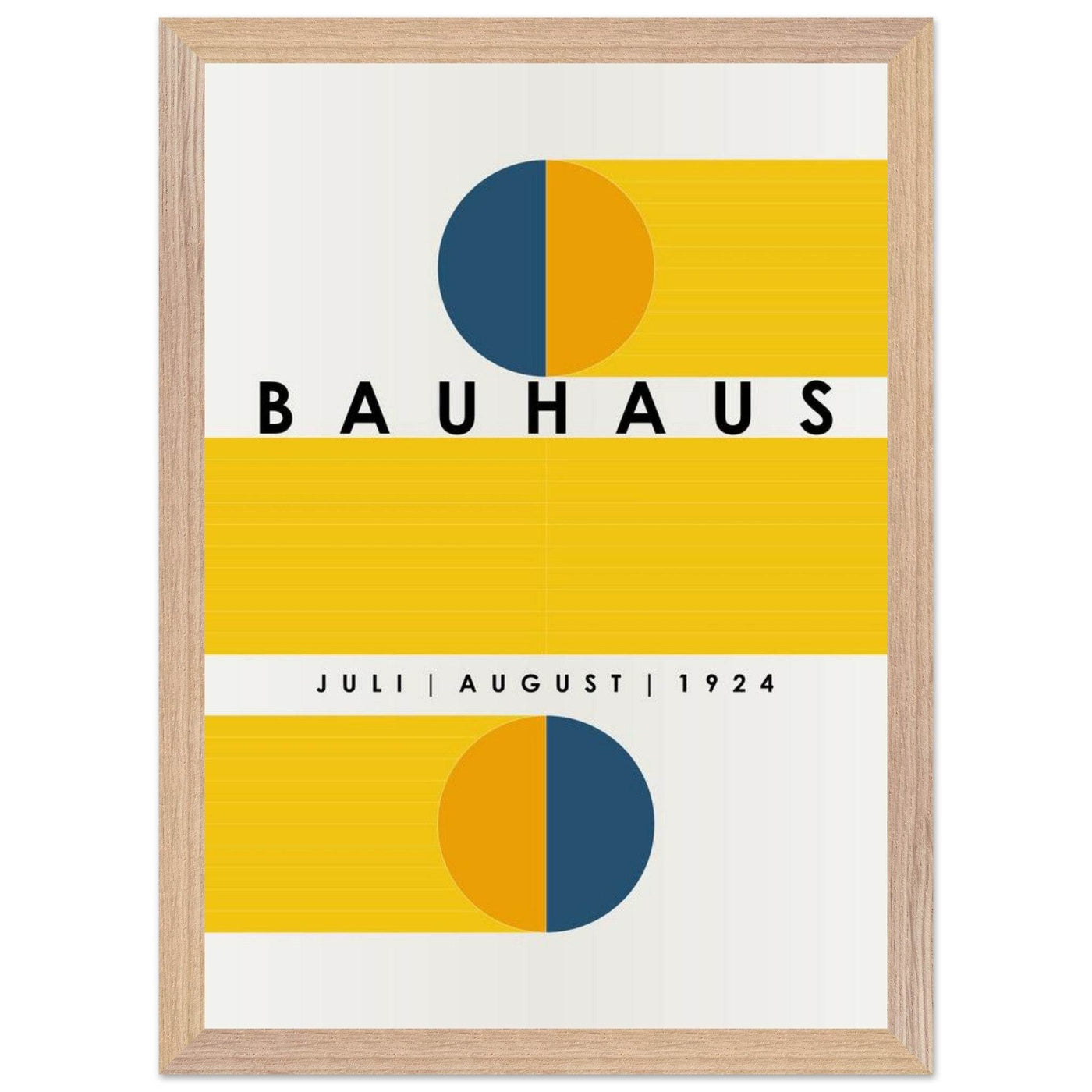 Bauhaus Blue Tunnel Geometric - Vibrantwalls