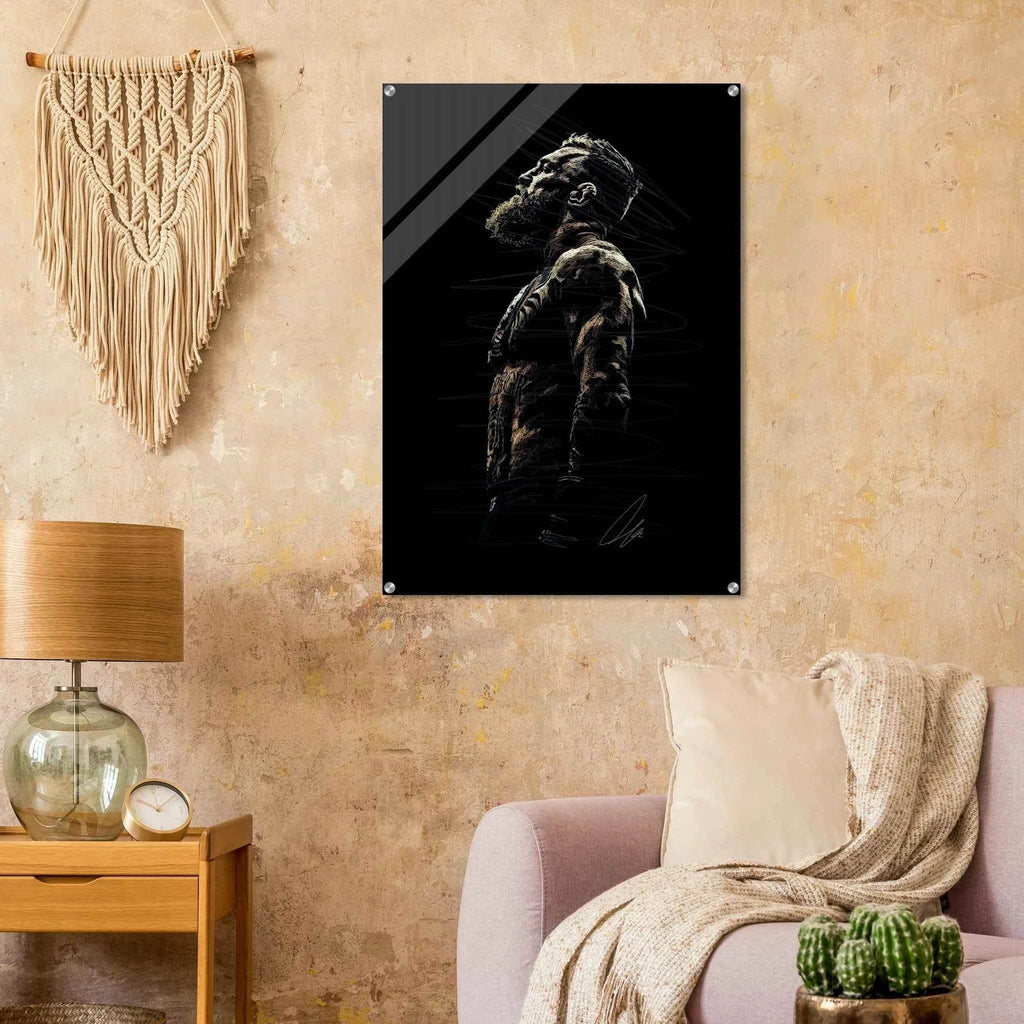 Connor McGregor Wall Art Sketch Art Acrylic Print - Premium Decor - Vibrantwalls