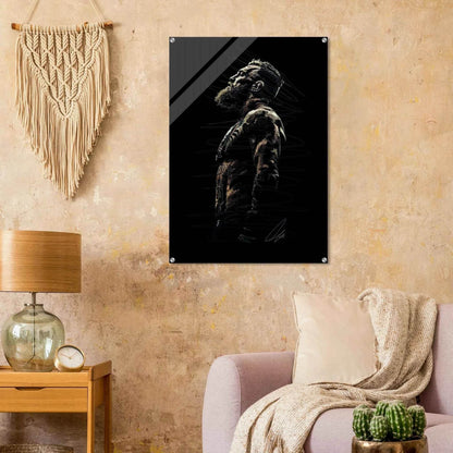 Connor McGregor Sketch Art Acrylic Print – Dynamic, Modern, Scratch-Resistant Wall Decor in Various Sizes
