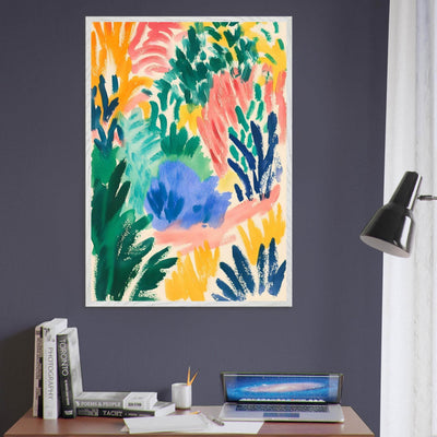 Abstract Floral Delight - Vibrantwalls