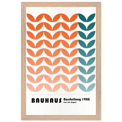 Bauhaus-Style The Blue Waves - Vibrantwalls