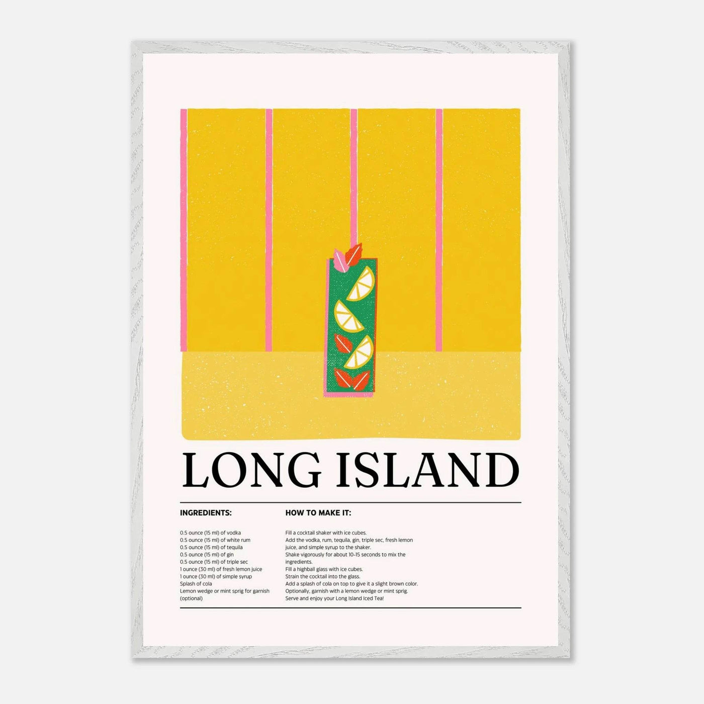 Long Island Iced Tea Recipe Party Drink - Vibrantwalls
