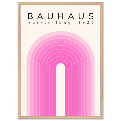 Bauhaus Pink Gradient Arch - Vibrantwalls