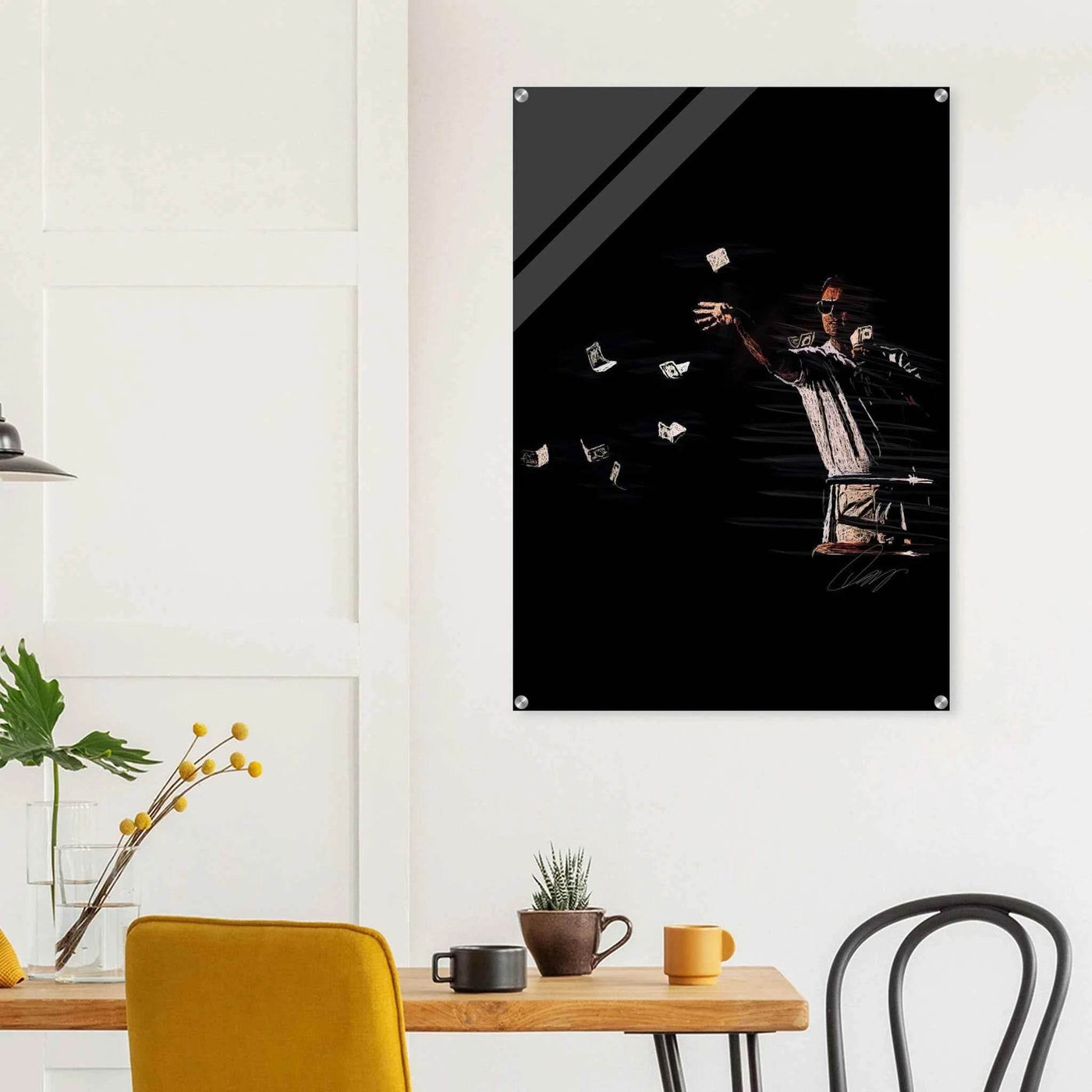 Leonardo DiCaprio Acrylic Art Piece - Catch Me If You Can - Vibrantwalls