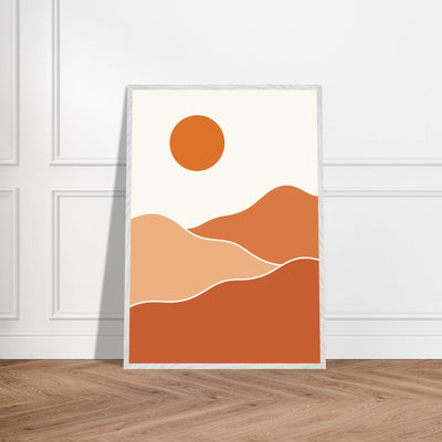 Abstract Desert Sunset - Vibrantwalls