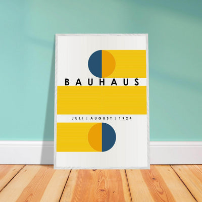 Bauhaus Blue Tunnel Geometric - Vibrantwalls