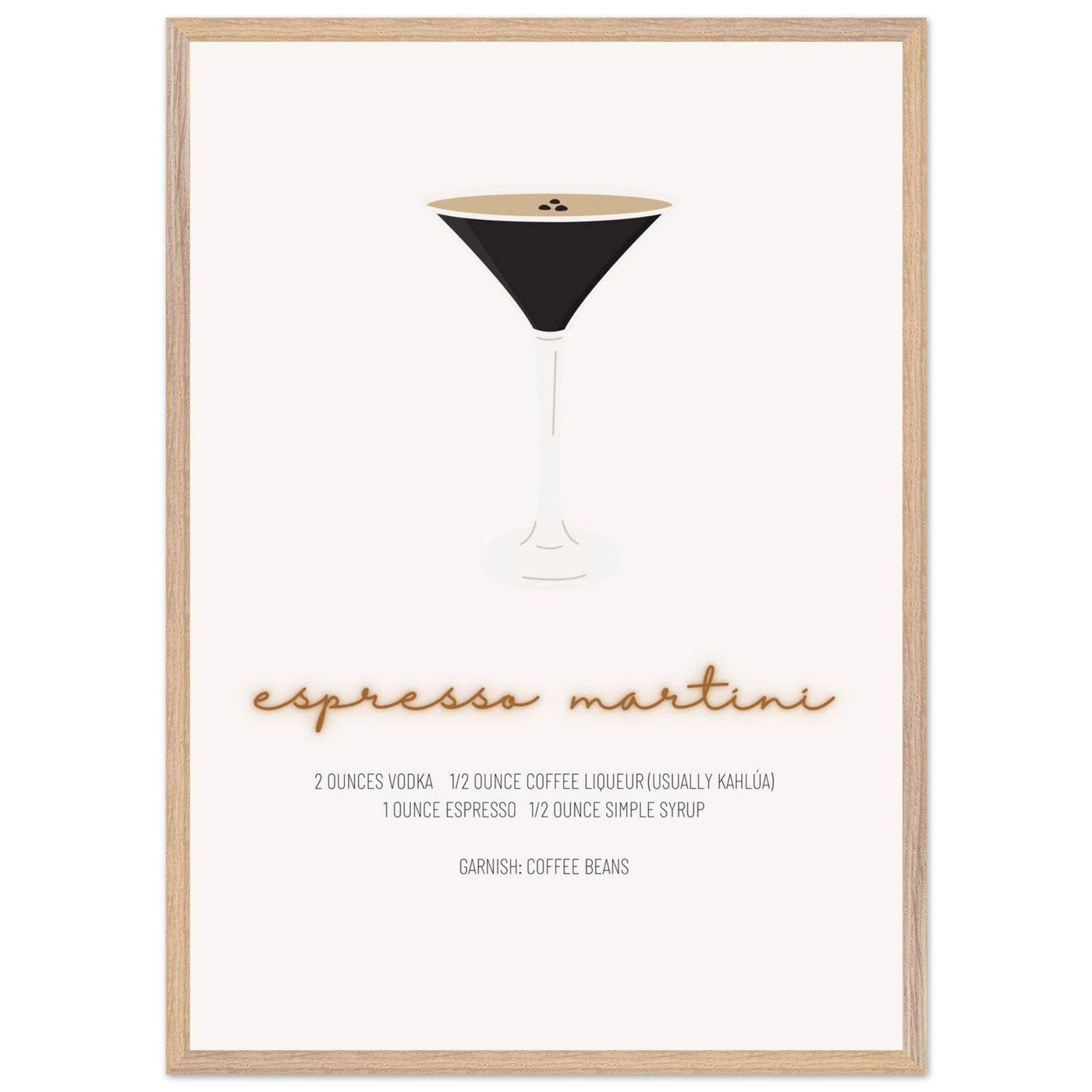 Espresso Martini Cocktail Recipe - Vibrantwalls