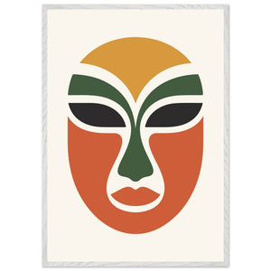 Abstract Tribal Mask - Vibrantwalls